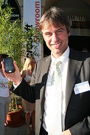 Digital Lifestyle will uns Achim Berg, Vorsitzender der Geschäftsführung von Microsoft Deutschland, näherbringen im Microsoft Showroom (Foto: Martin Schmitz)